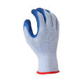 Construction 10g Grey Polycotton Knit Blue ride Latex Palme enduit de jardinage Gants